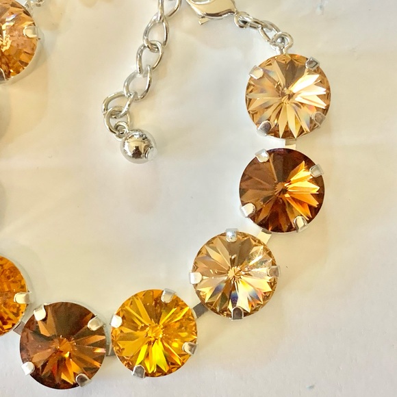 Topaz, Smoked Topaz & Light Colorado Topaz Bracelet - Picture 3 of 3